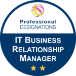 PDC IT Business Relationship Manager badge