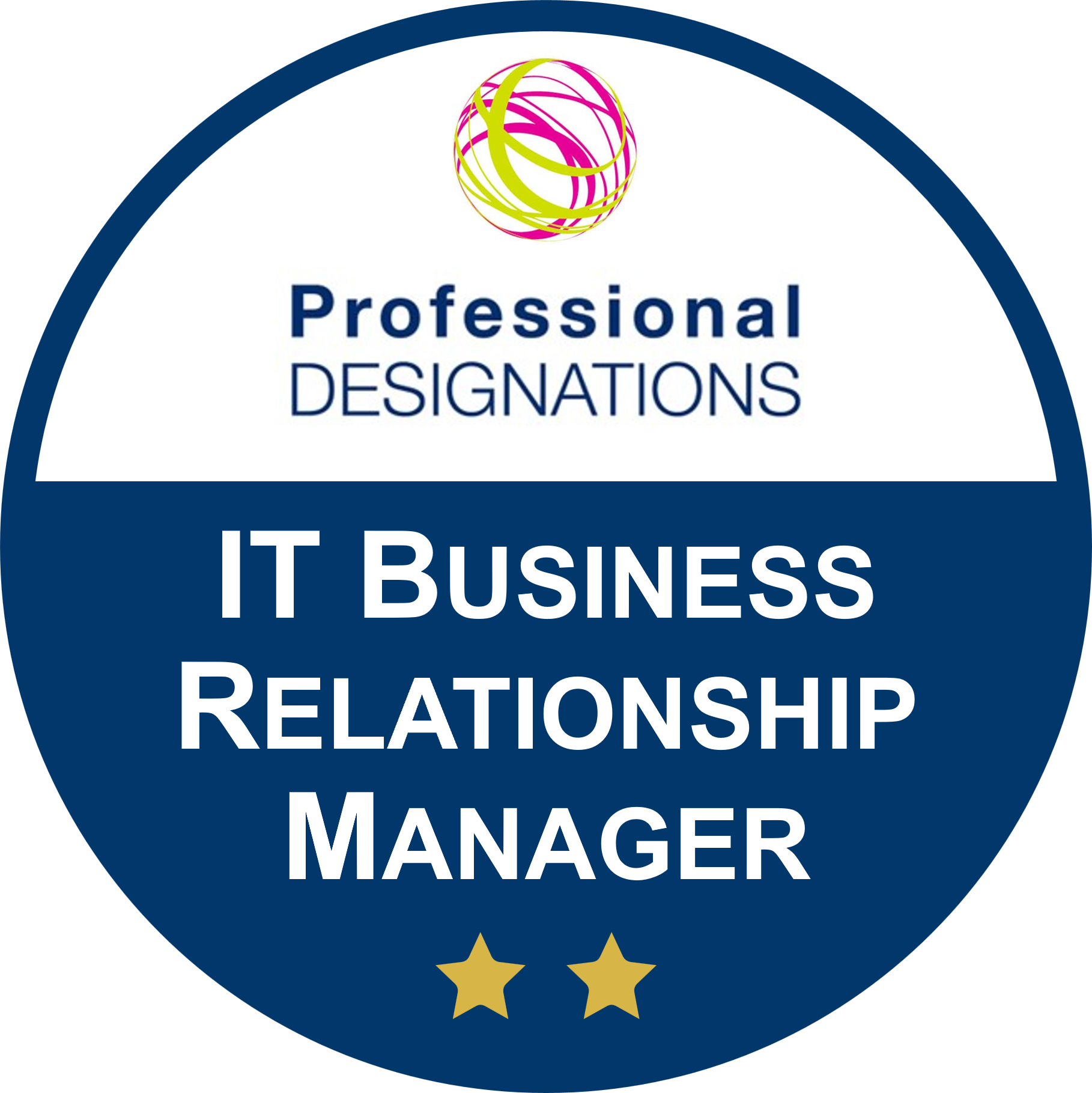 PDC IT Business Relationship Manager badge