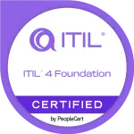 ITIL4 Foundation badge