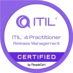 ITIL4 Practitioner in Release Management badge