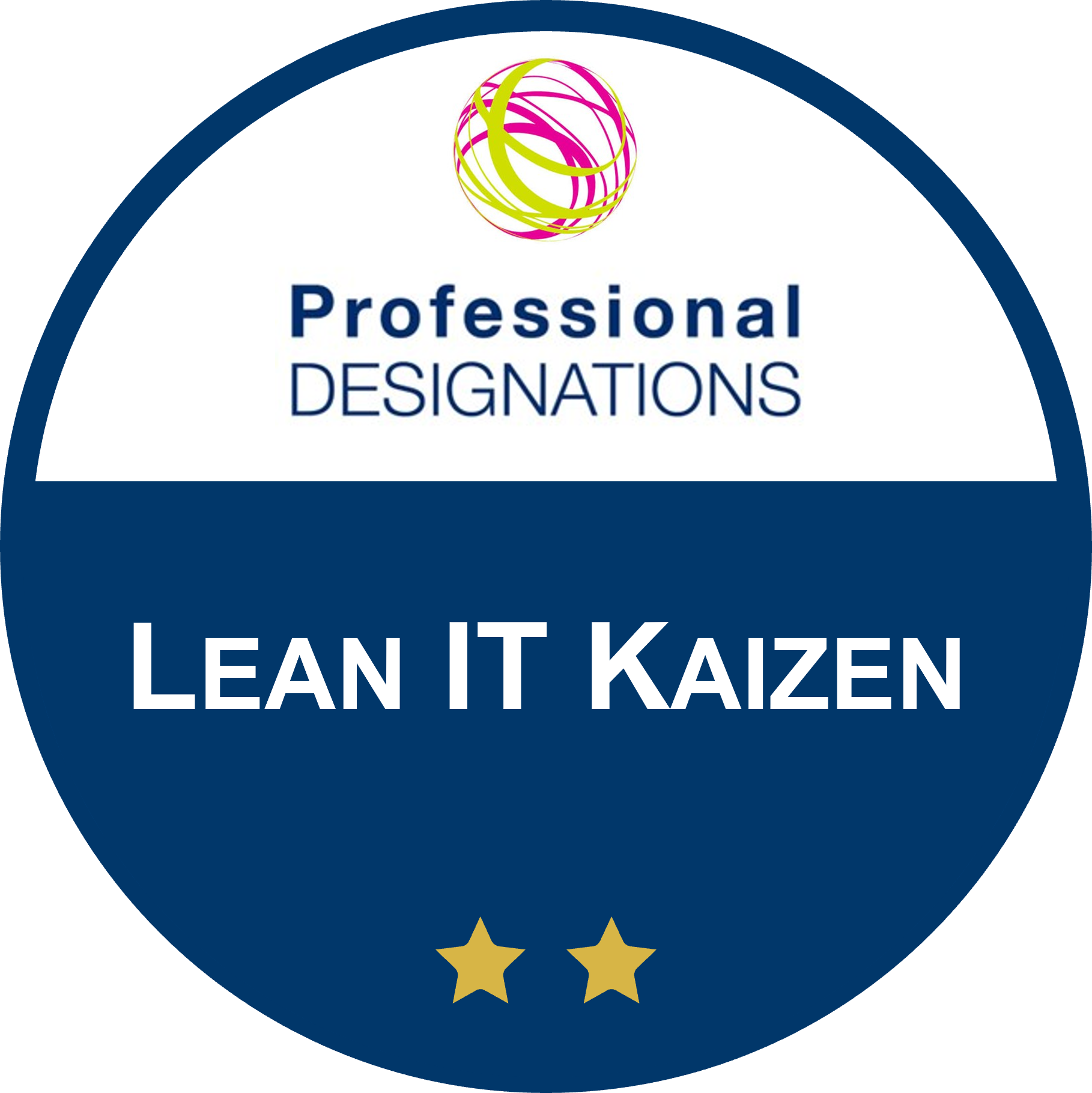 PDC LeanIT Kaizen badge