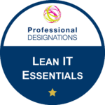 PDC LeanIT Essentials badge