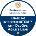 PDC Enabling integratedITSM with DevOps, Agile & Lean badge